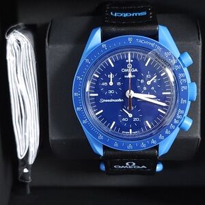 🍡Omega X Swatch MoonSwatch Mission To The Neptune Watch